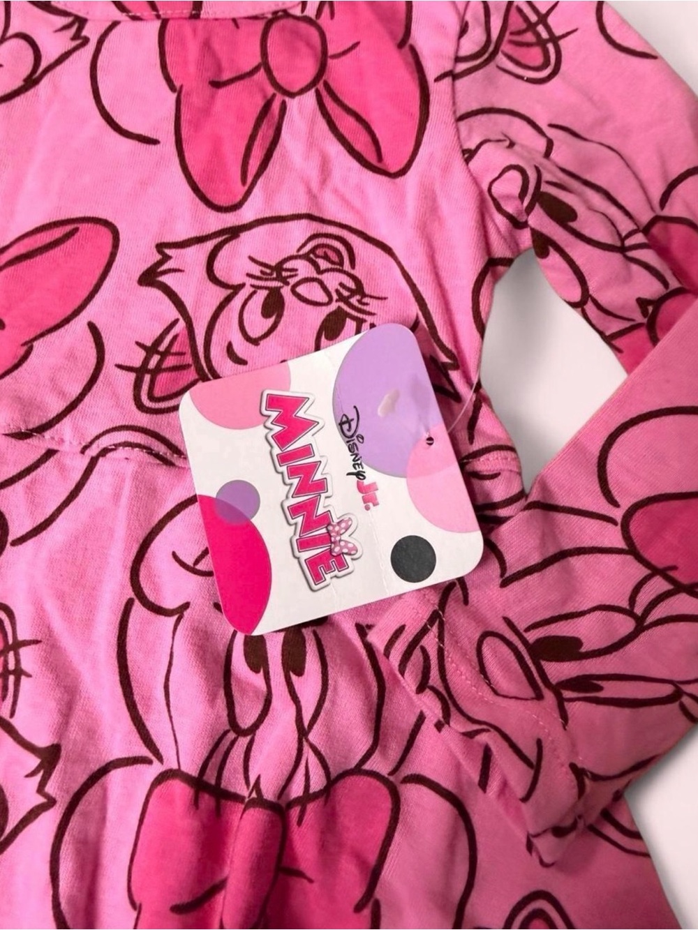 Minnie Mouse Toddler Long Sleeve Dress NWT 18M & 3T - Picture 2 of 7